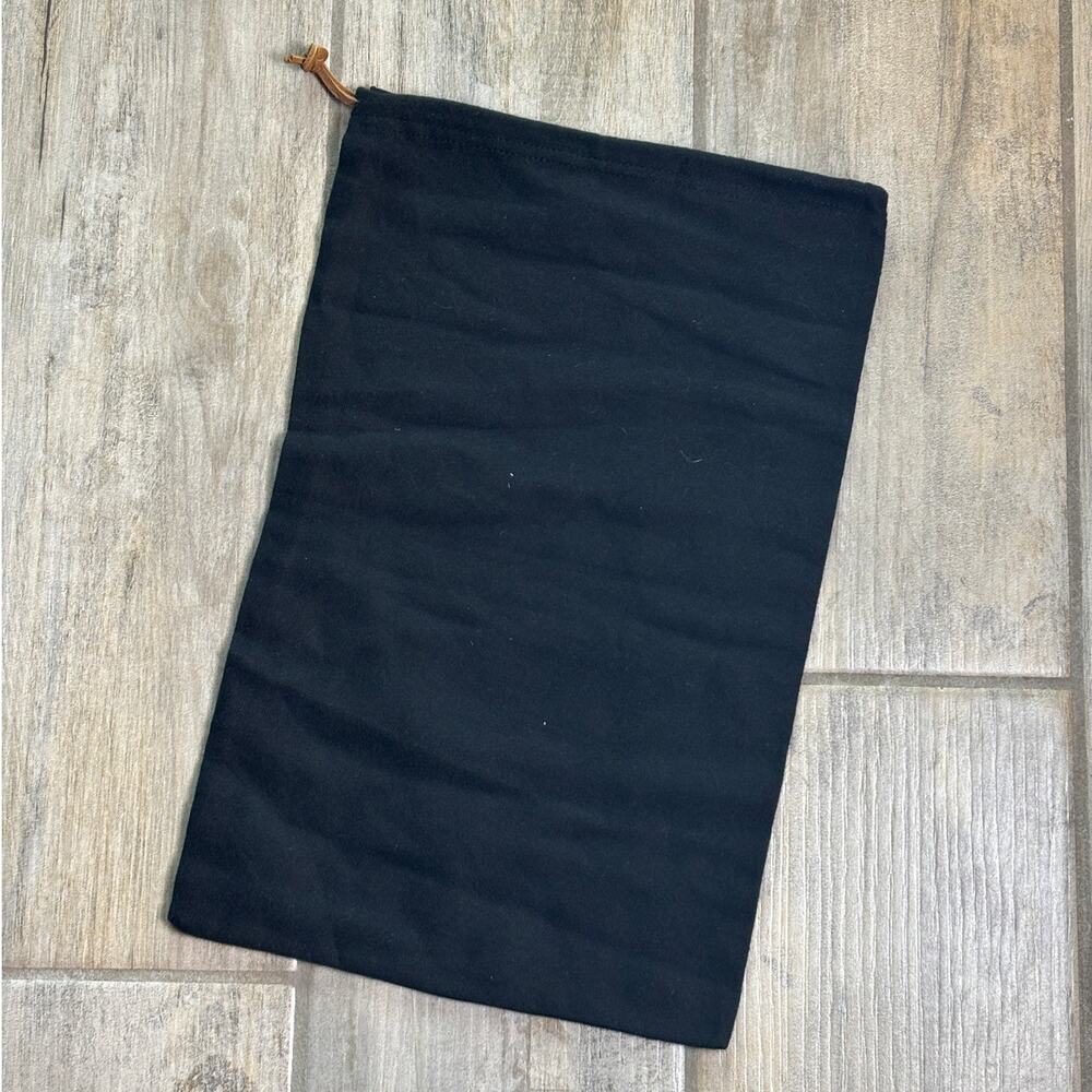 Crosby Square Men's Shoes Black Felt Dust Bag Closet Storage Travel Vacation - Picture 2 of 2